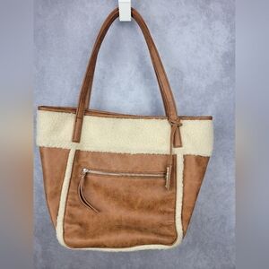 Nine West The Big Reveal Tote, Chipmunk/Natural